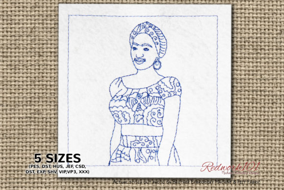 African Girl Lineart: A Pro Embroidery Review