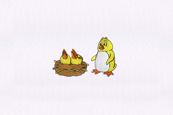 Bird Baby Chicks: A Craft Fair Embroidery Review