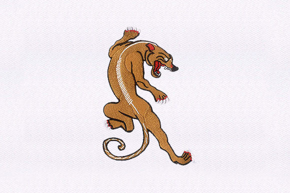 Puma Embroidery Design for Seasonal and Holiday Products