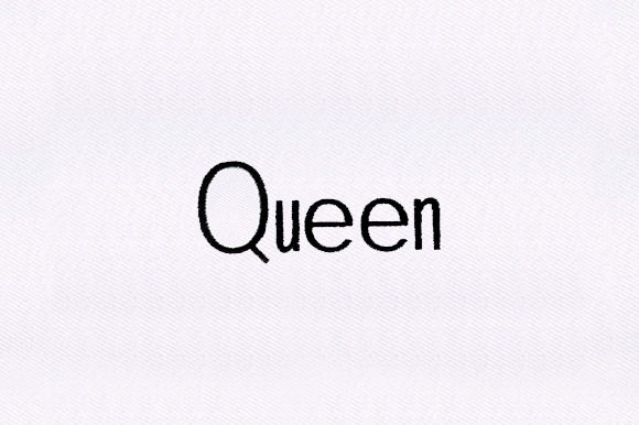 Queen Text: An Embroidery Designer's Review for Handmade Gifts