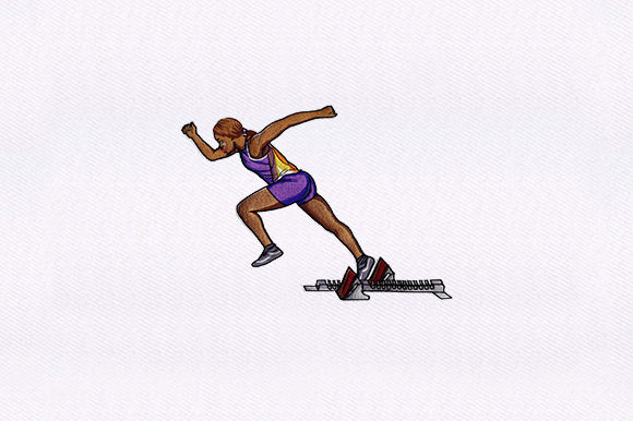 Running Athlete Woman Design Review for Craft Fair Sellers